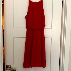 Medium red dress